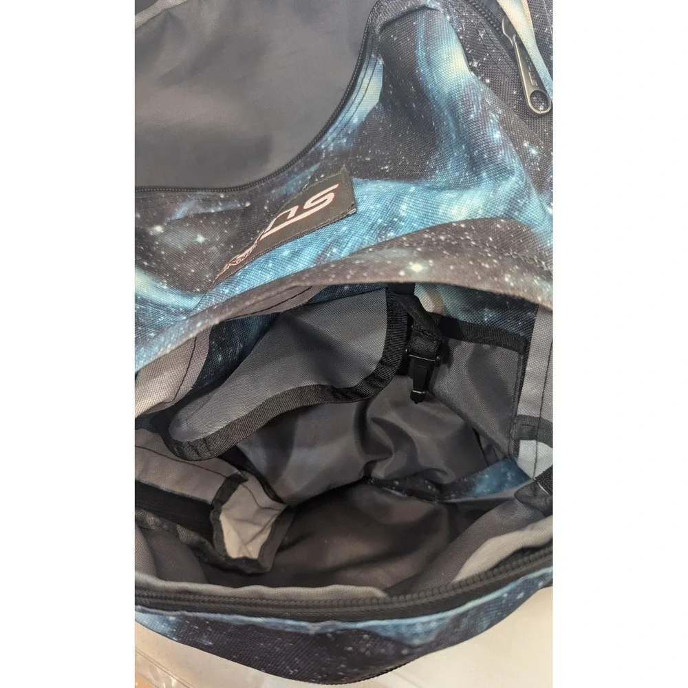 Jansport Trans backpack Cosmos Lightweight blue Black School Hiking Sports